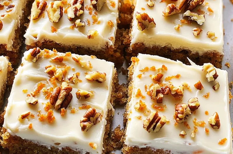 Carrot Cake Bars