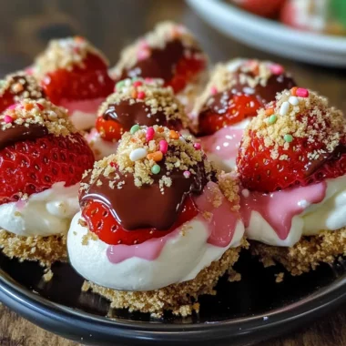 Cheesecake Strawberries Creamy Filling