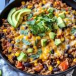 Cheesy Taco Rice Skillet