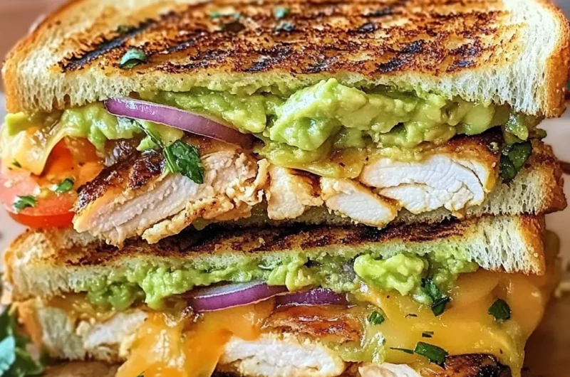 Chicken Avocado Melt Sandwich