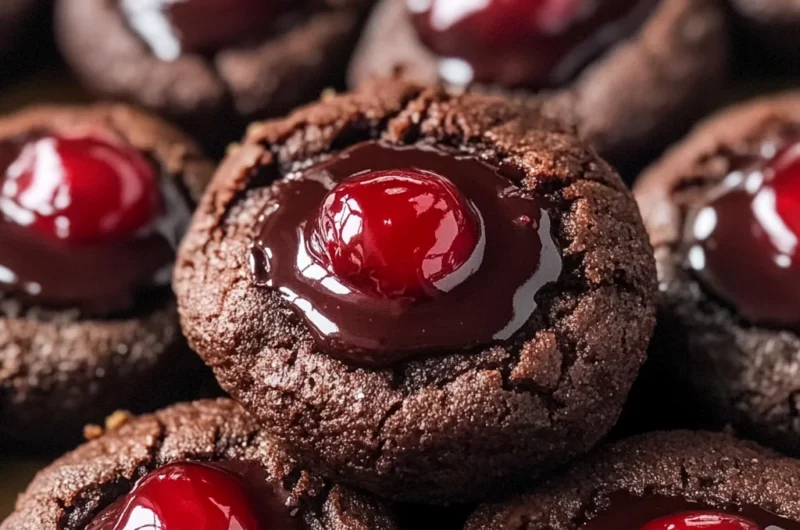 Chocolate Cherry Cookies