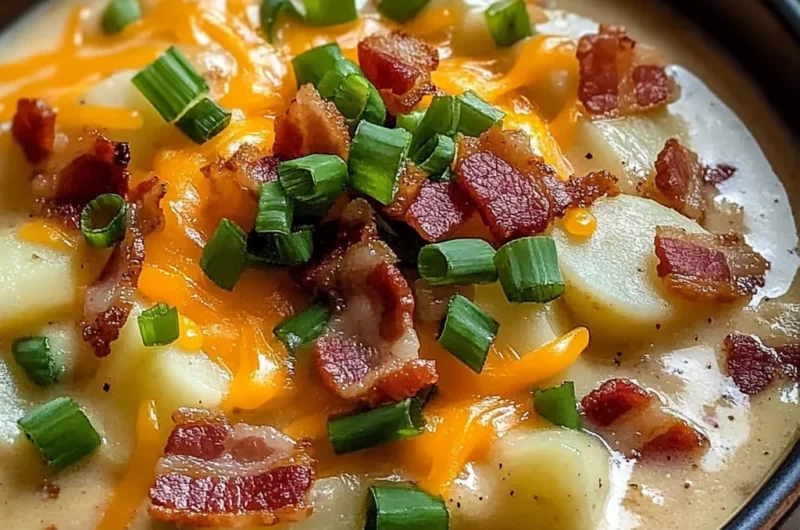Comforting Loaded Baked Potato Soup