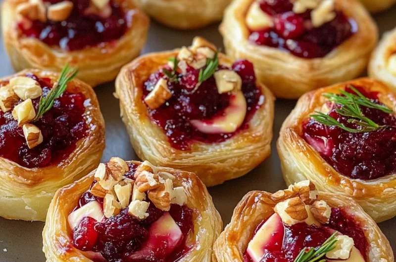 Cranberry Brie Bites