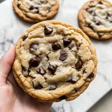 Giant Chocolate Chip Cookies