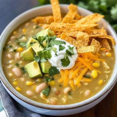 Green Enchilada Chicken Soup Recipe