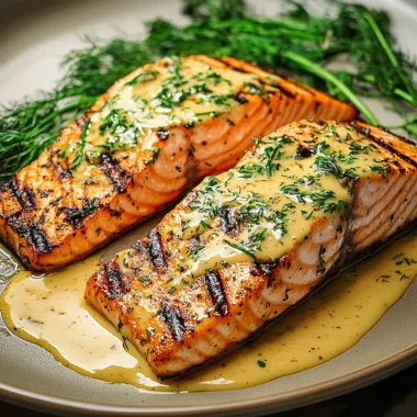 Grilled Salmon with Dijon Mustard Sauce: A Flavorful Delight!