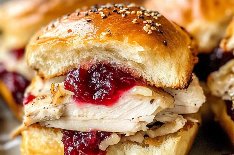 Havarti Cranberry Turkey Sliders