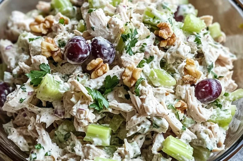 Healthy Chicken Salad Recipe (No Mayo, Easy to Make)