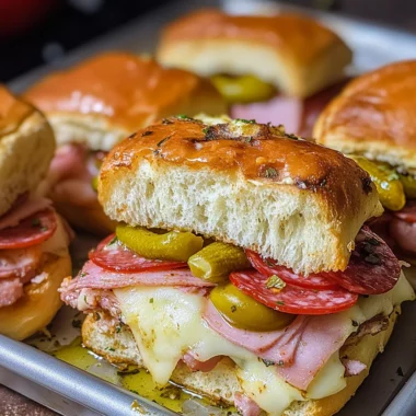 Hot Italian Sub Sliders