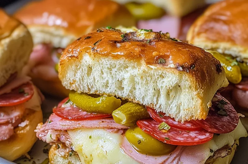 Hot Italian Sub Sliders