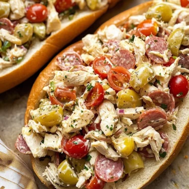 Italian Grinder Chicken Salad
