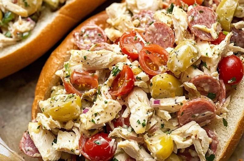 Italian Grinder Chicken Salad