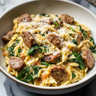 Italian Sausage Orzo