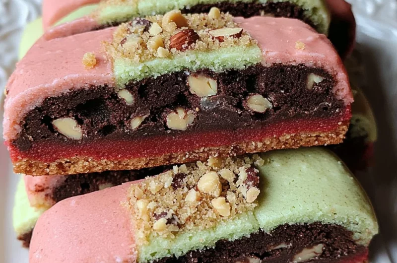 Italian Spumoni Cookies