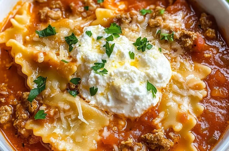 Lasagna Soup