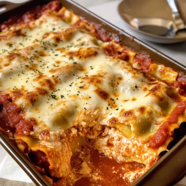 Million Dollar Ravioli Lasagna