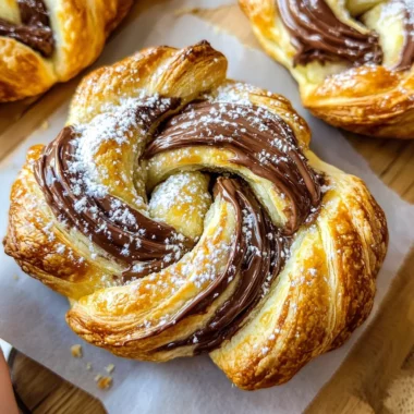 Nutella Puff Pastries