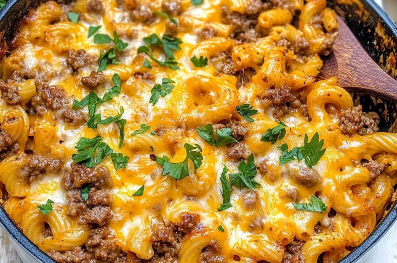 One Pot Cheeseburger Casserole