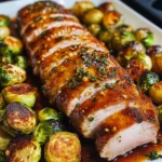 Rosemary Orange Glazed Roasted Pork Tenderloin