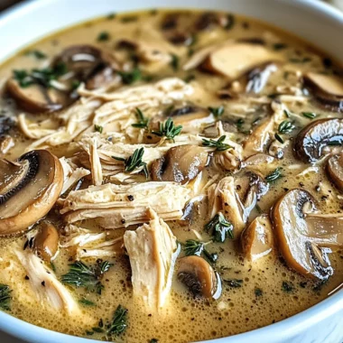 Rotisserie Chicken Mushroom Soup