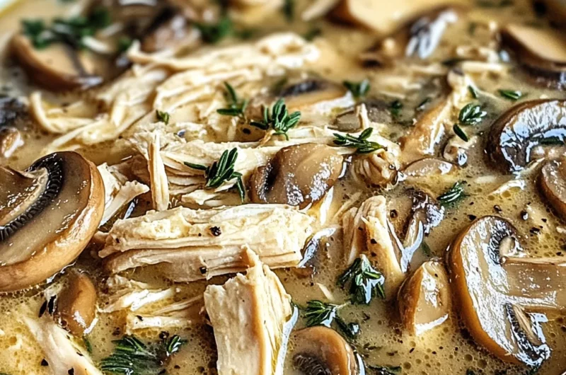 Rotisserie Chicken Mushroom Soup