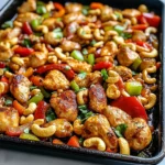 Sheet Pan Cashew Chicken