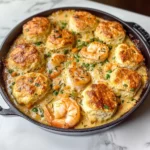 Shrimp & Lobster Cheddar Bay Biscuit Pot Pie