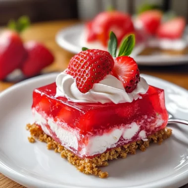 Strawberry Pretzel Salad