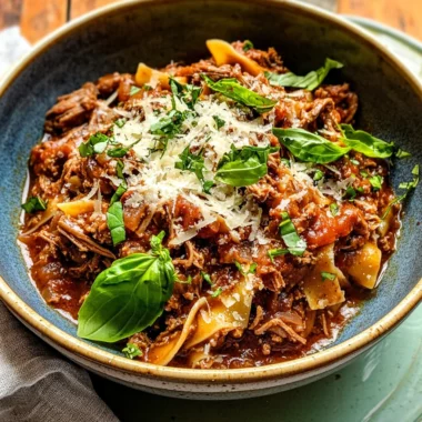 Sunday Slow Cooker Beef Ragu Recipe