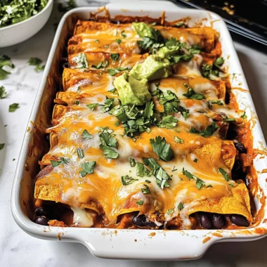 Sweet Potato and Black Bean Enchilada Casserole: A Hearty, Vegetarian Delight
