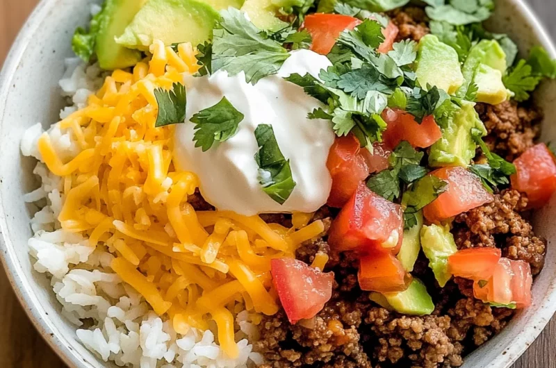Taco Rice Bowl: The Incredible Ultimate Recipe You Must Try