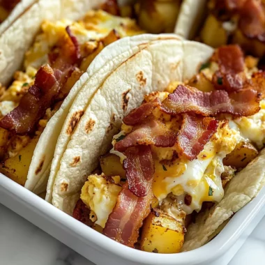 Tasty Baked Breakfast Tacos
