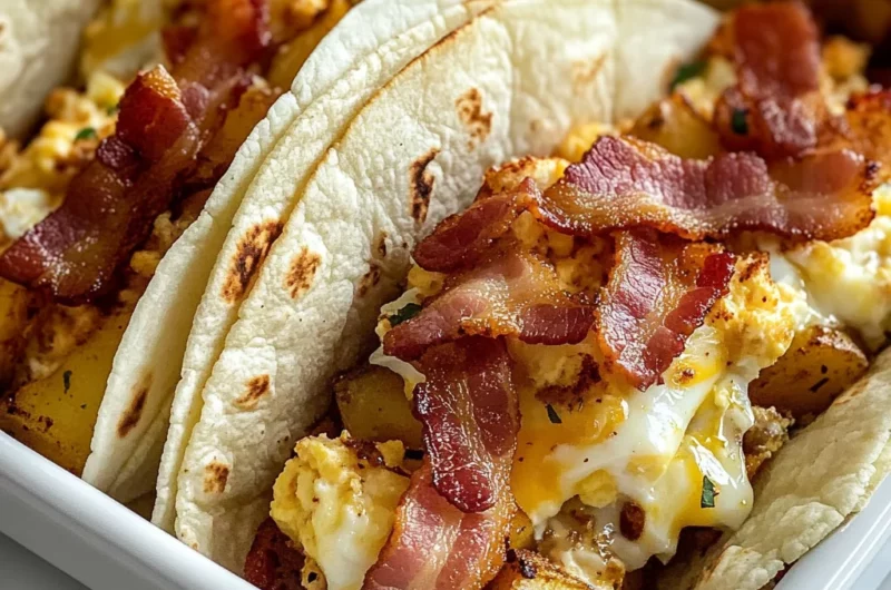 Tasty Baked Breakfast Tacos