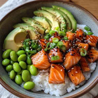 Teriyaki Salmon Sushi Bowl (GF)