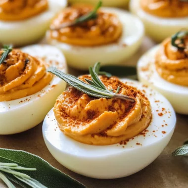 Thanksgiving Deviled Eggs Recipe