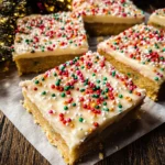 The best Christmas sugar cookie bars
