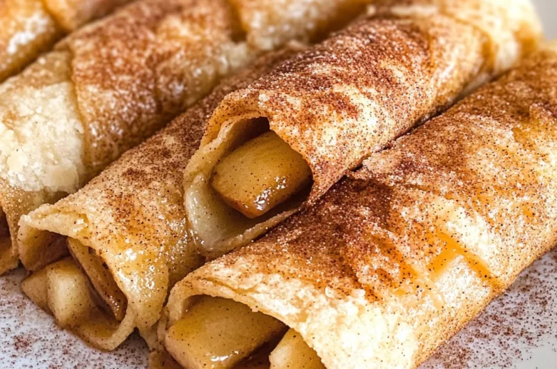 Air Fryer Apple Pie Taquitos