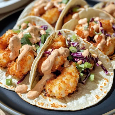 Air Fryer Bang Bang Shrimp Tacos