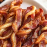 Air Fryer Twisted turkey Bacon