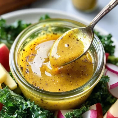 Apple Cider And Dijon Mustard Vinaigrette