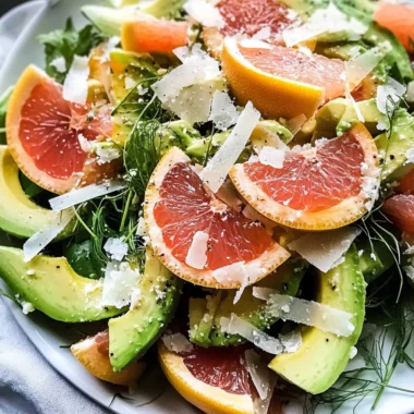 Avocado, Grapefruit and Fennel Salad