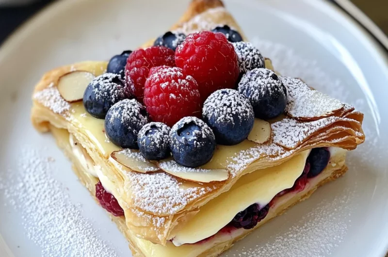Berry Custard Pastry with Italian Crema Pasticcera