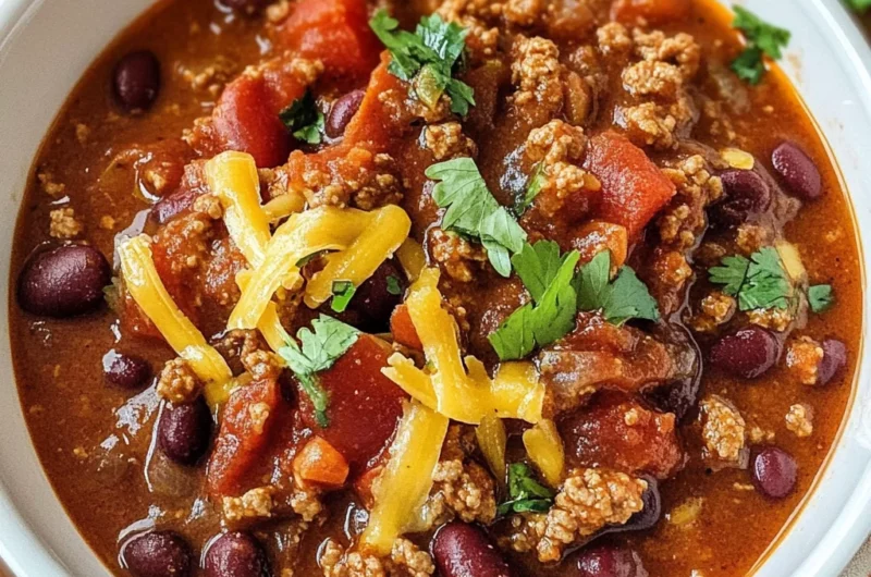 Best Ground Beef Stovetop Chili
