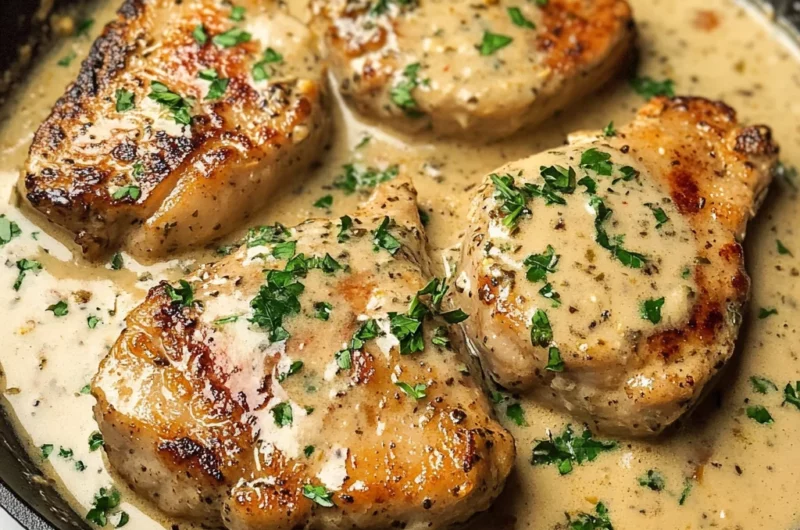 Boursin Pork Chops