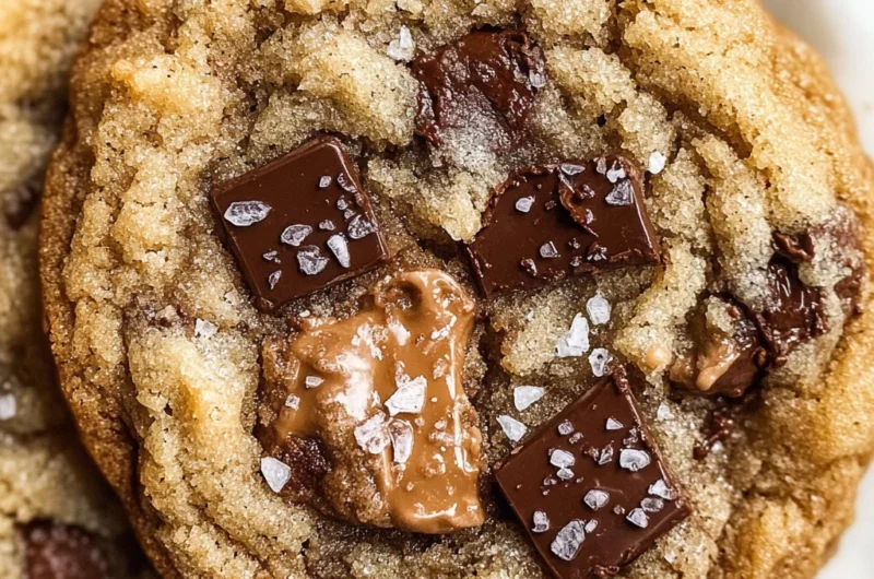 Browned Butter Toffee Chocolate Chip Cookies