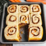 Carrot Cake Cinnamon Rolls