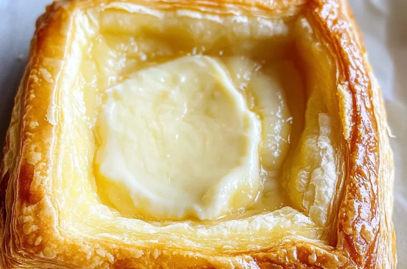 Cheese Danish with Puff Pastry