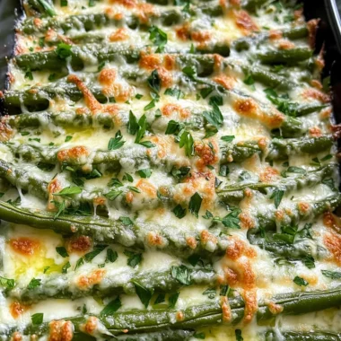 Cheesy Garlic Green Beans: An Amazing Ultimate Recipe
