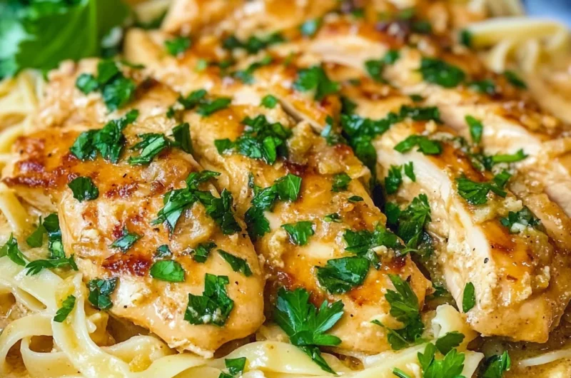 Chicken with Buttered Noodles