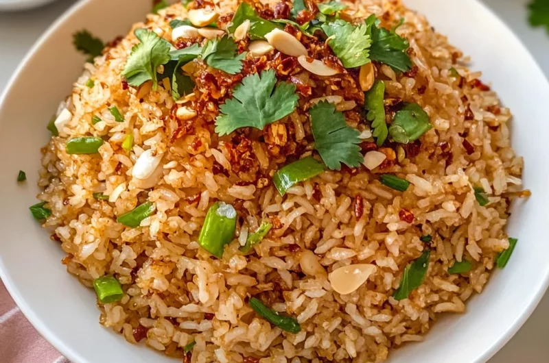 Chili Oil Sinangag (Fried Garlic Rice)